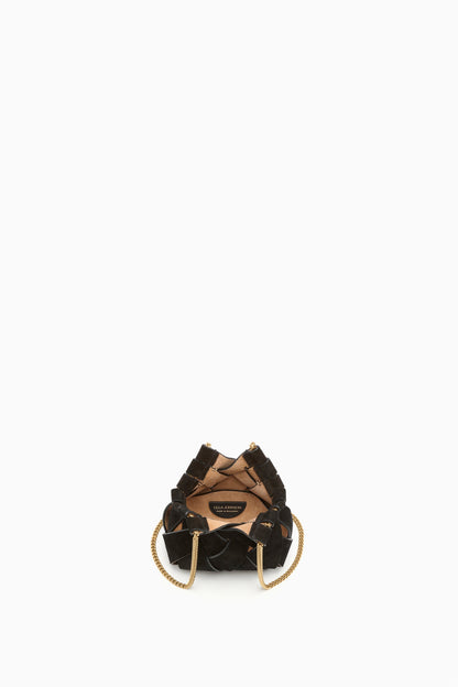 Charlotte Mini Crossbody with Chain - Noir