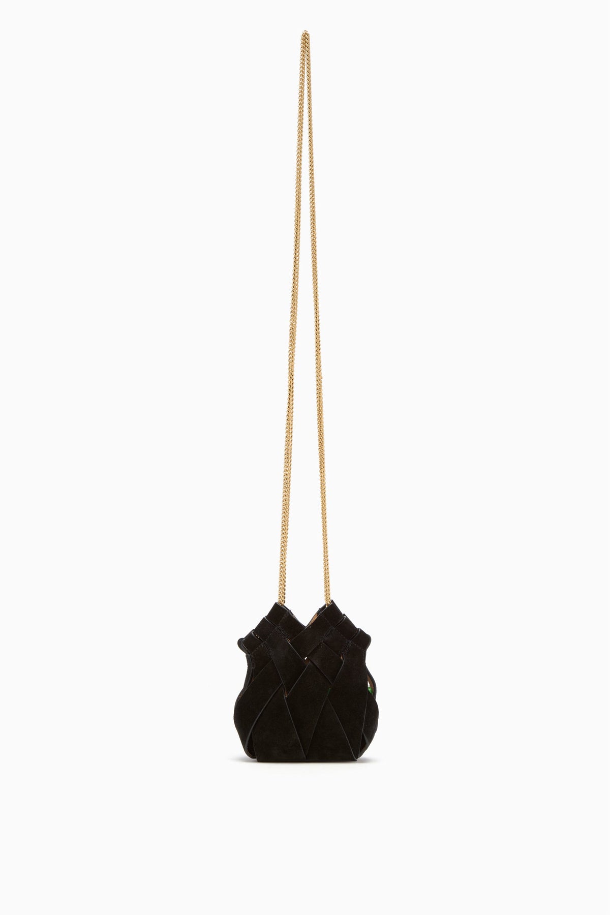 Charlotte Mini Crossbody with Chain - Noir
