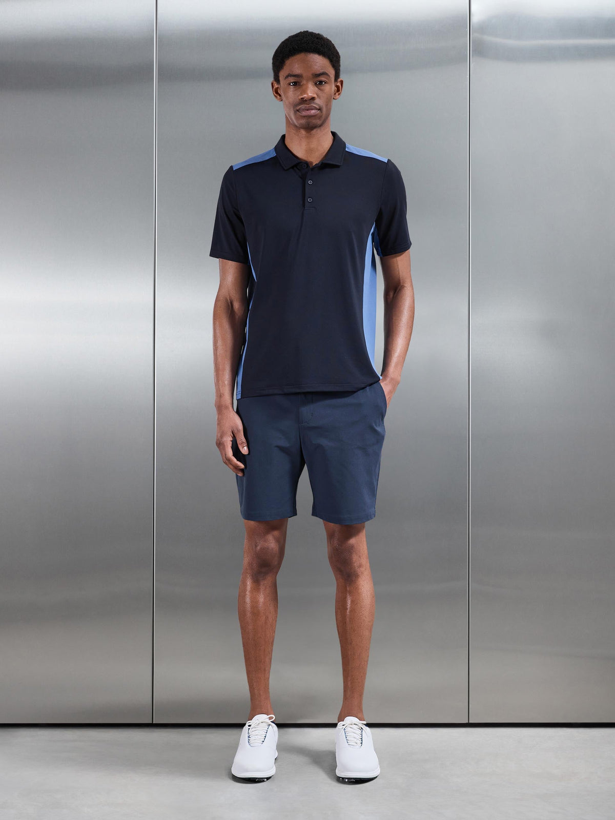 24 Hour Short in Steel Blue