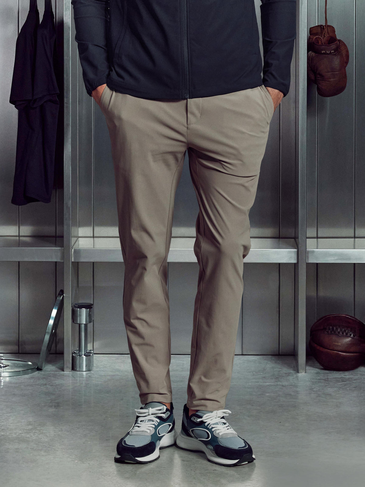 24 Hour Trouser in Taupe