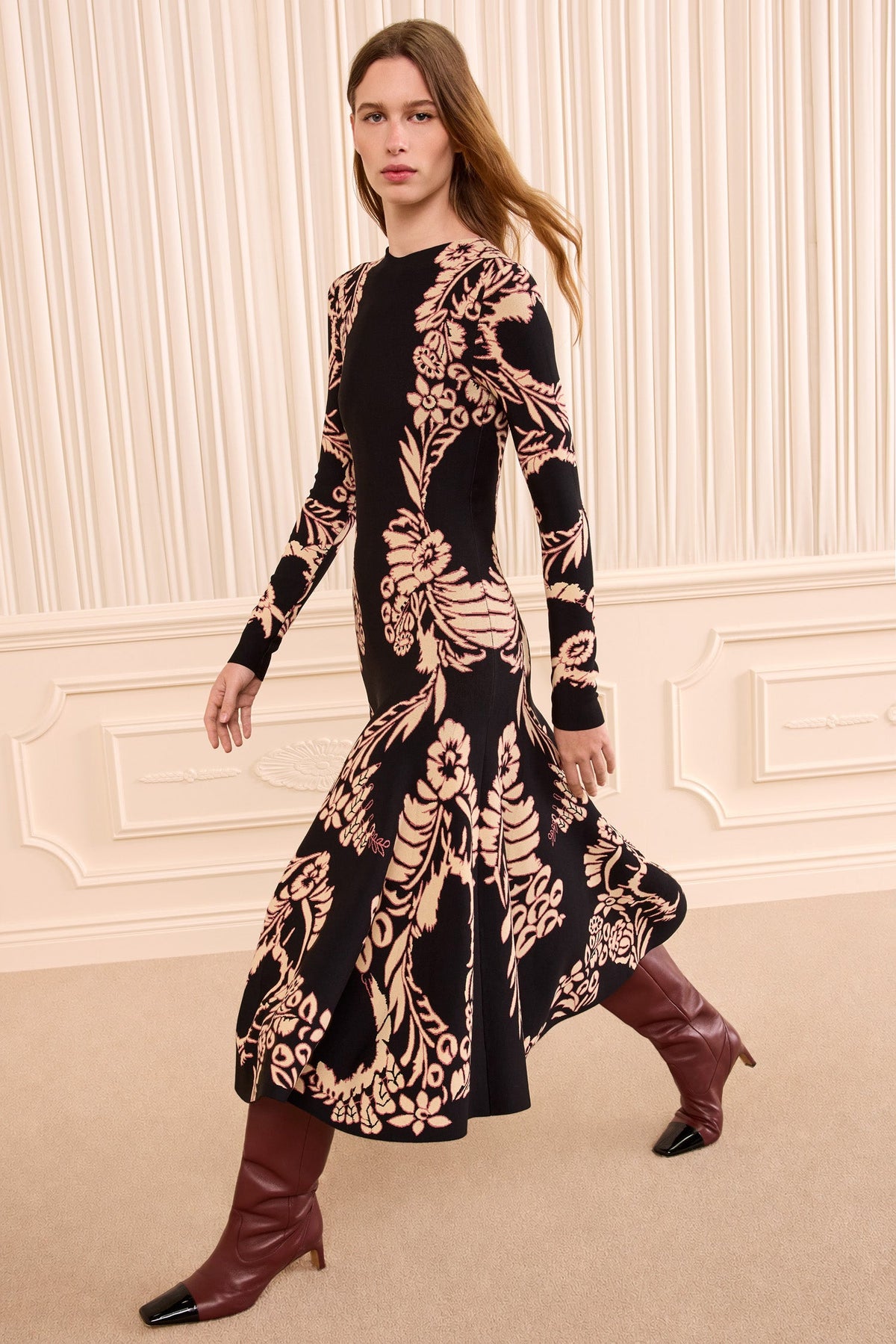 Nerissa Jacquard Dress - Vesper