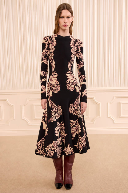 Nerissa Jacquard Dress - Vesper