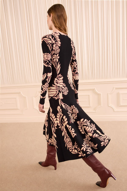 Nerissa Jacquard Dress - Vesper